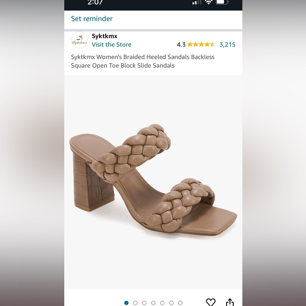 Amazon heels. Worn one time for pictures only. Like new condition. In box.